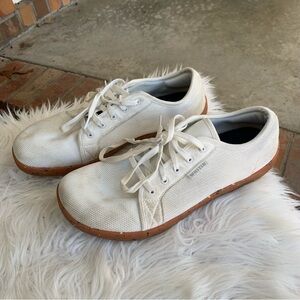 Whitin White Canvas Men's Shoes Size 44